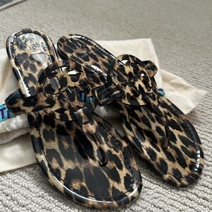 Tory Burch Miller Printed Patent Sandal